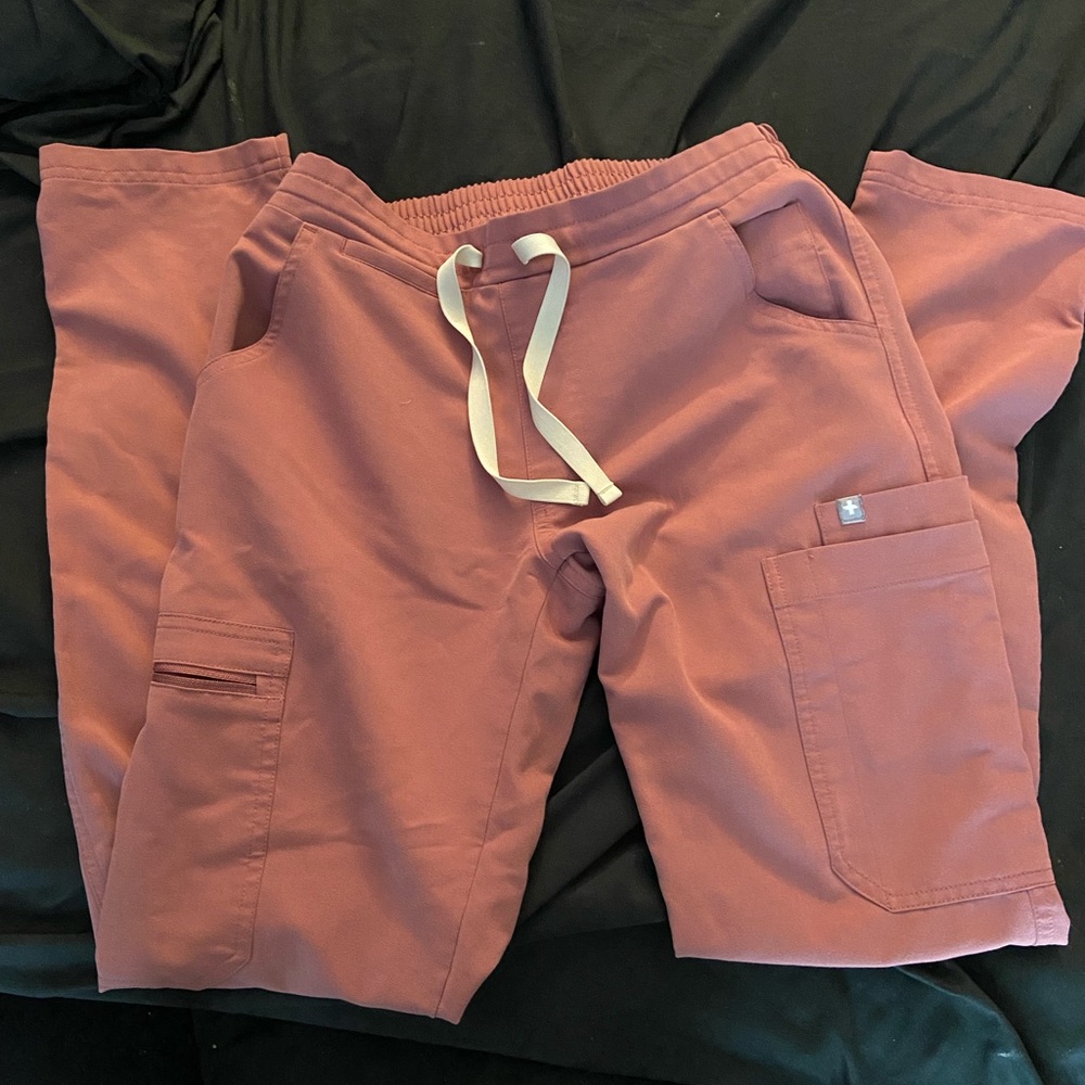 Figs Mauve Yola Scrub Pants XXS
